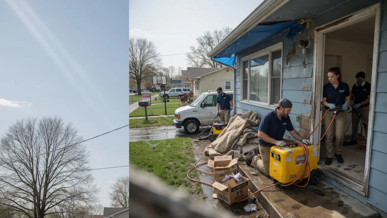 Basement Flood Cleanup in Medora, IL near me